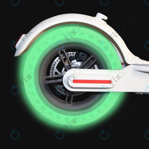 Pneumatico tubeless pieno resistente per Xiaomi Mi Electric Scooter 1S, 2, M365, Essential, Pro, Pro 2, Verde fluorescente