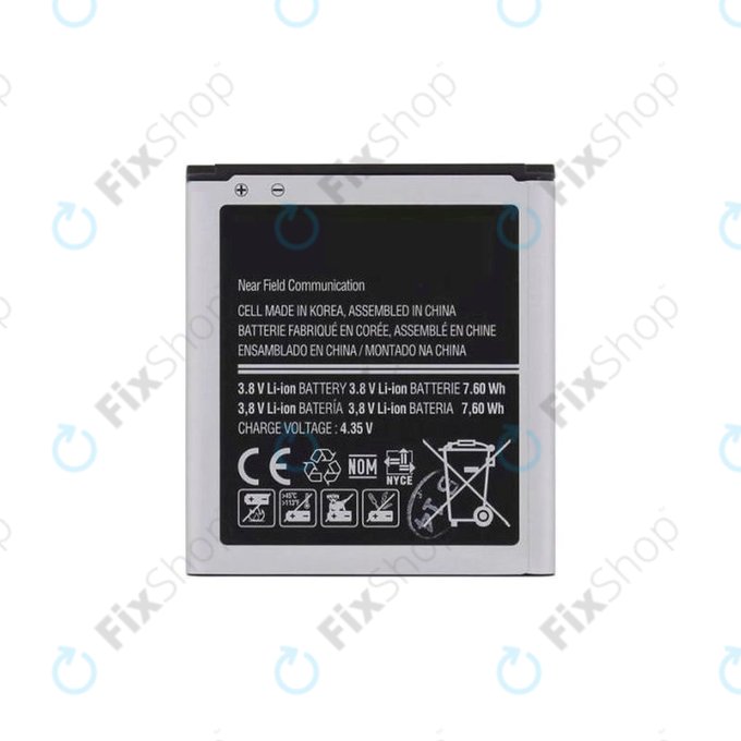 Batteria per Samsung Ace 4, Ace Style, S4 Mini, S4 Mini Plus, EB-BG357BBE, B500AE, 1900mAh
