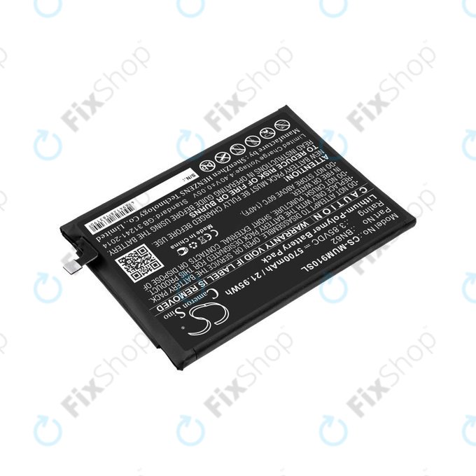 Batteria per Poco M3, Redmi Note 9 4G, 5700mAh, Li-Pol, 3.85 V, BN62, HQ