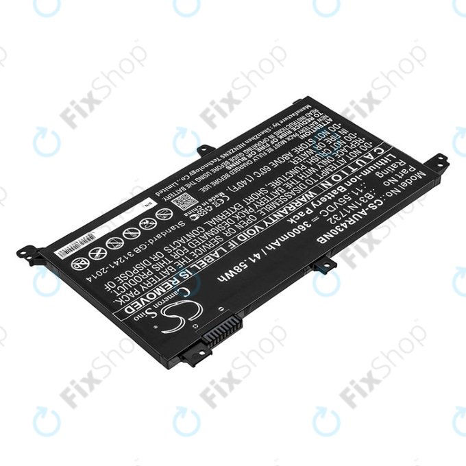 Batteria per Asus VivoBook S14, S430FA, B31N1732, Li-Ion, 3600mAh, 11.55V, HQ