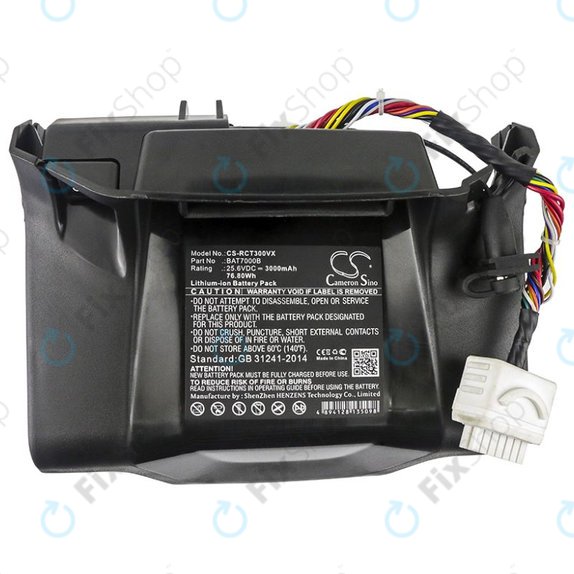 Batteria per Robomow City MC300, 400, 500, 800, 1000, 1200, BAT7000B, Li-Ion, 3000mAh, 25.6V, HQ