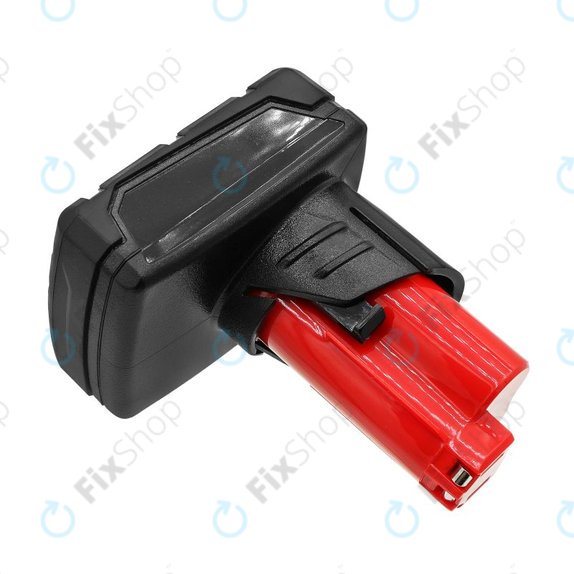 Batteria per Milwaukee M12 Redlithium XC 4.0, M12 B3 XC, M12 B4 XC, Li-Ion, 6000mAh, 12V, HQ