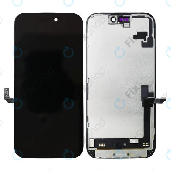 Schermo Soft OLED per iPhone 16, Vetro touch con cornice, DIAGNOSTIC