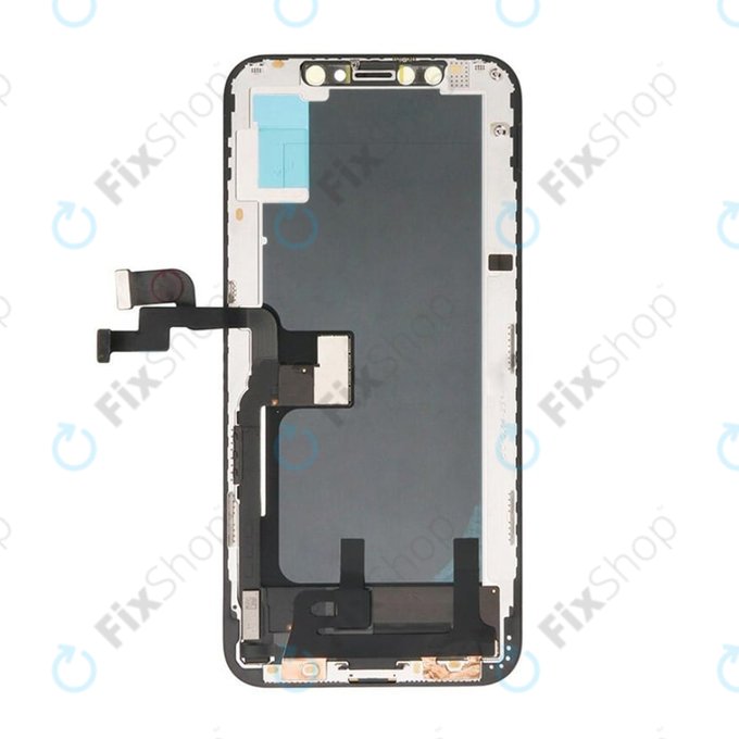 Schermo per iPhone XS, Vetro touch con cornice, Refurbished