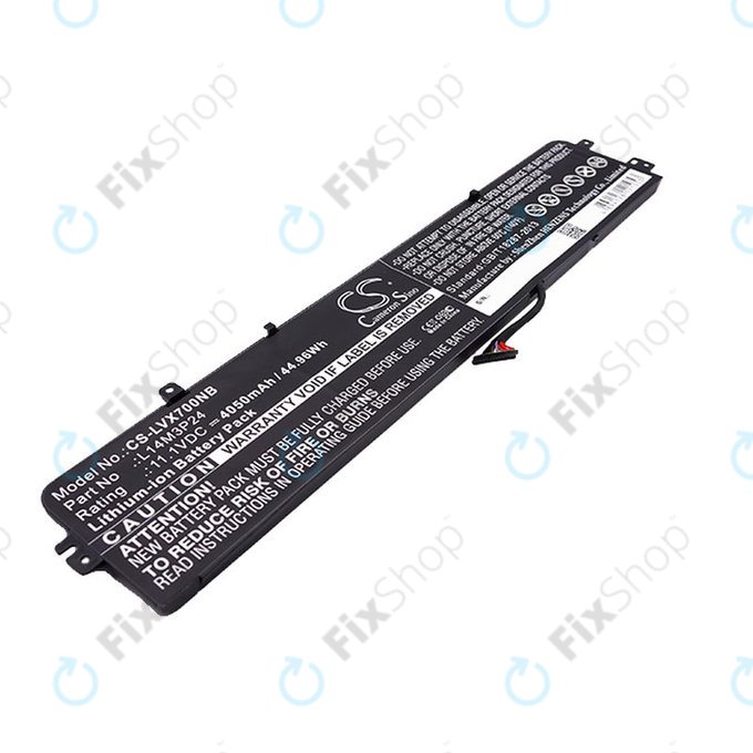 Batteria per Lenovo Ideapad 700, Legion Y520, R720, L14M3P24, Li-Ion, 4050mAh, 11.1V, HQ
