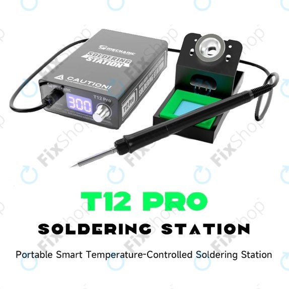 Stazione saldante digitale, Mechanic T12 Pro, Black