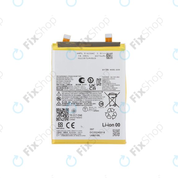 Batteria per Motorola Edge 50 Fusion, Edge (2024), QC50, 5000mAh