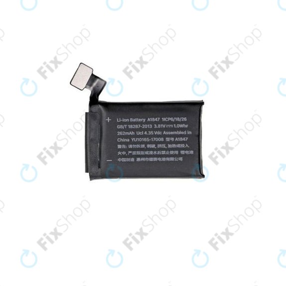 Batteria per Apple Watch 3 38mm, 262mAh, GPS Version, Refurbished