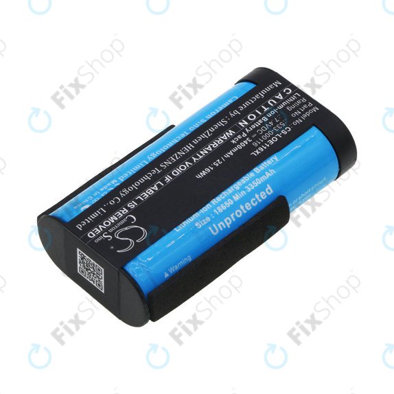 Batteria per Logitech UE Megaboom, 533-000116, Li-Ion, 3400mAh, 7.4V, HQ