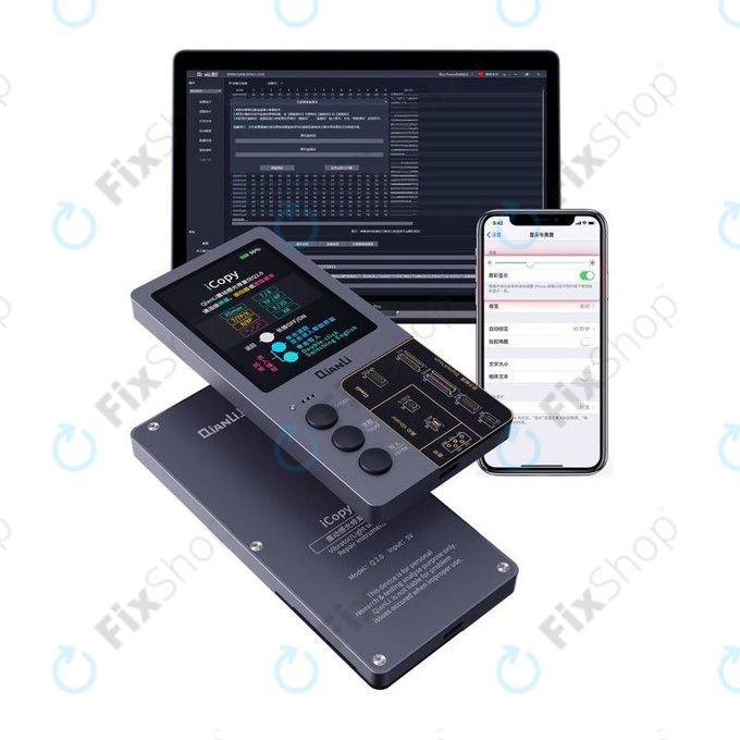 Programmatore True Tone, sensore di luminosità, vibrazione e tester batteria per iPhone 7 - 11 Pro Max, QianLi iCopy Plus 2.2