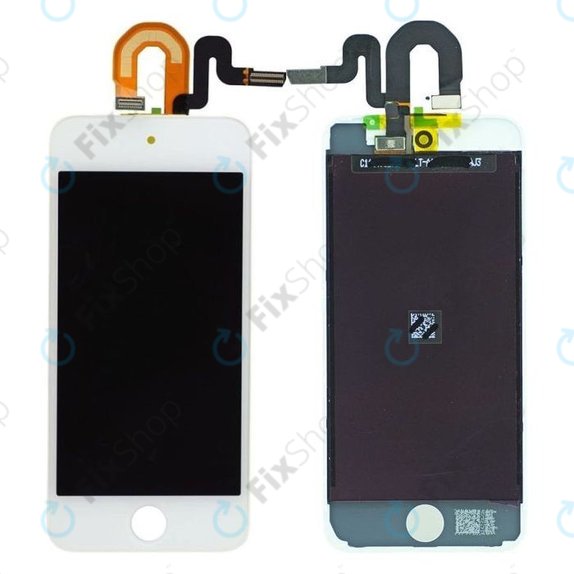 Schermo LCD per iPod Touch (5th Gen, 6th Gen, 7th Gen), White, Vetro touch con cornice