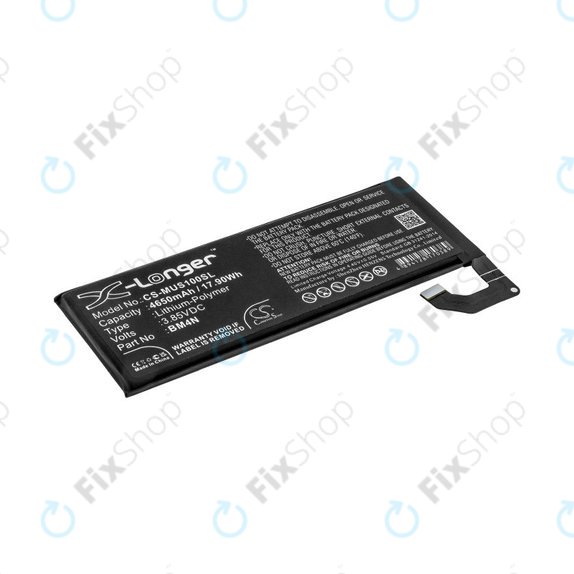 Batteria per Xiaomi Mi 10 M2001J2G, 4650mAh, Li-Pol, 3.85 V, BM4N, HQ