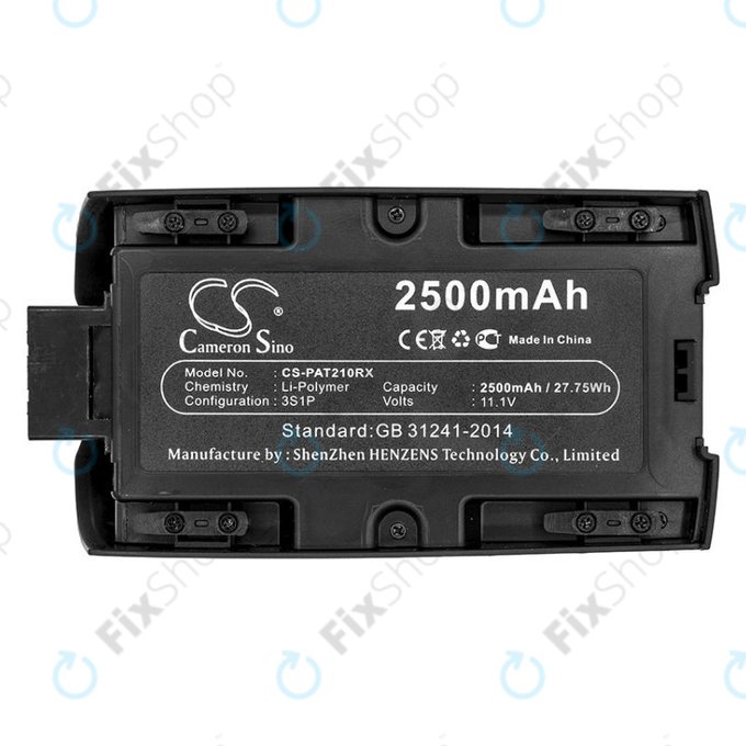 Batteria per Parrot Bebop 2, Parrot Bebop 2 Pro, Li-Pol, 2500mAh, 11.1V, HQ