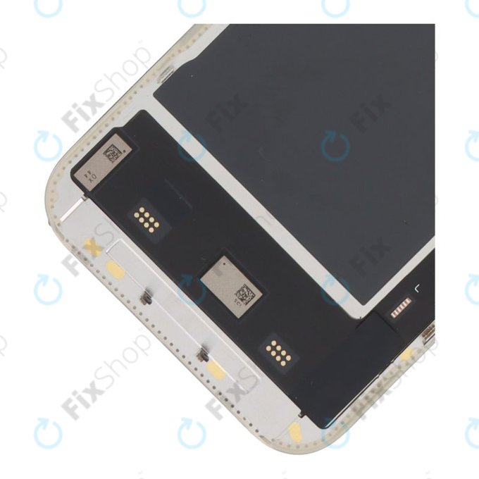 Schermo Soft OLED 120Hz per iPhone 15 Pro, Vetro touch con cornice, FixPremium