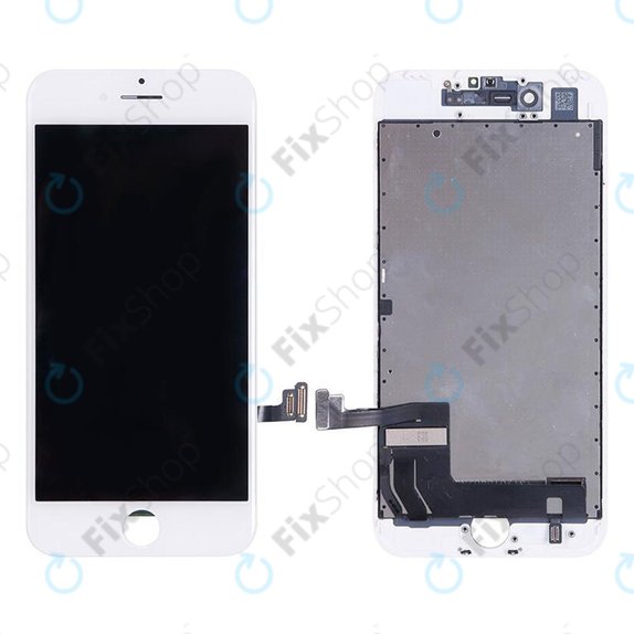 Schermo per iPhone 7, White, Vetro touch con cornice, Refurbished