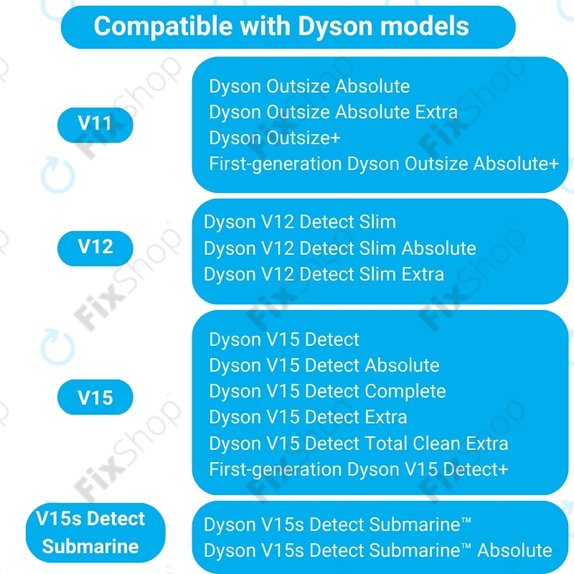 Spazzola principale Slim Fluffy Soft Roller Cleaner Head per Dyson V11, V12, V15, V15s Detect Submarine