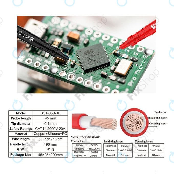 Puntale di test superconduttivo, Best BST-050