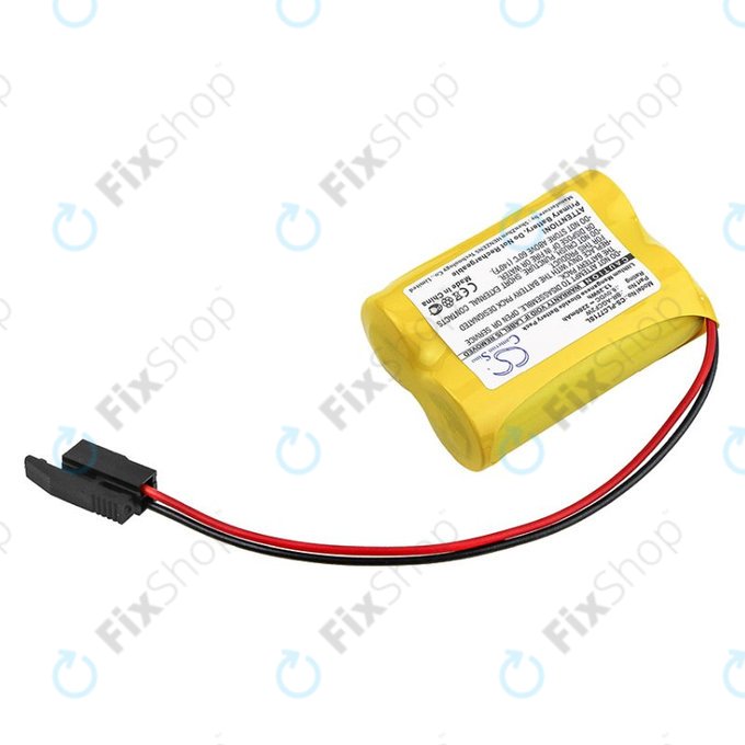 Batteria per GE A06b-6093-K001, Li-MnO2, BR-AGCF2W, 2200mAh, 6V, HQ