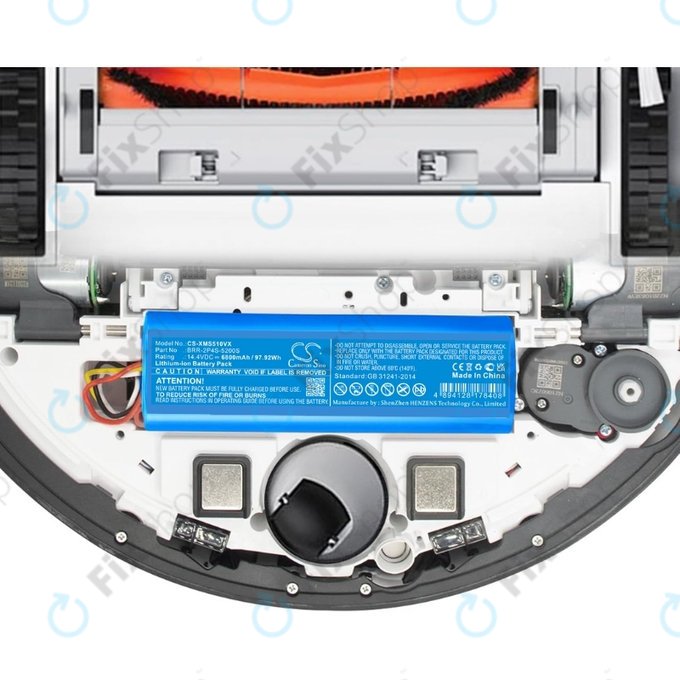 Batteria per Xiaomi Mi Robot Vacuum Mop-seriess, Dream-seriess, RobGoldck-seriess, BRR-2P4S-6800, Li-Ion, 6800mAh, 14.4V, HQ