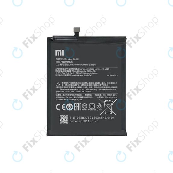 Batteria per Xiaomi Mi 8 Lite, BM3J, 46BM3JA02018, 3350mAh, Genuine Service Pack