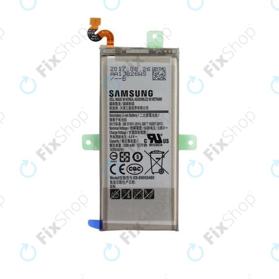 Batteria per Samsung Note 8 N950FD, EB-BN950ABE, EB-BN950ABA, GH82-15090A, 3300mAh, Genuine Service Pack