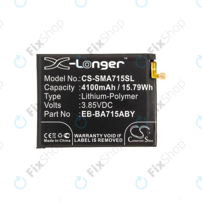 Batteria per Samsung A71 A715F, EB-BA715ABY, 4100mAh, HQ