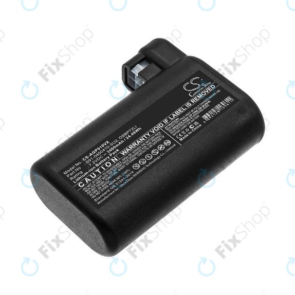 Batteria per AEG RX-seriess, Electrolux E, P-seriess, S91-0400410-SU2, OSBP72LI, OSBP72LI25, Li-Ion, 3400mAh, 7.2V, HQ