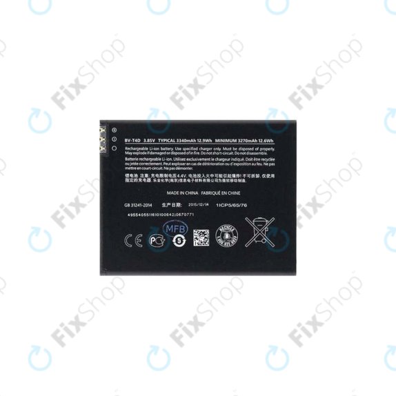 Batteria per Microsoft Lumia 950 XL, BV-T4D, 3340mAh