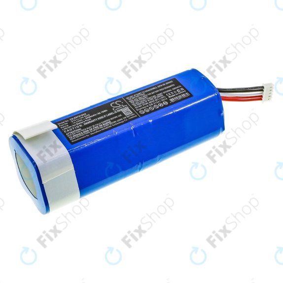 Batteria per Ecovacs Deebot Ozmo-seriess, T-seriess, N-seriess, Yeedi Vac 2 Pro, S10-Li-144-5200, Li-Ion, 6400mAh, 14.4V, HQ