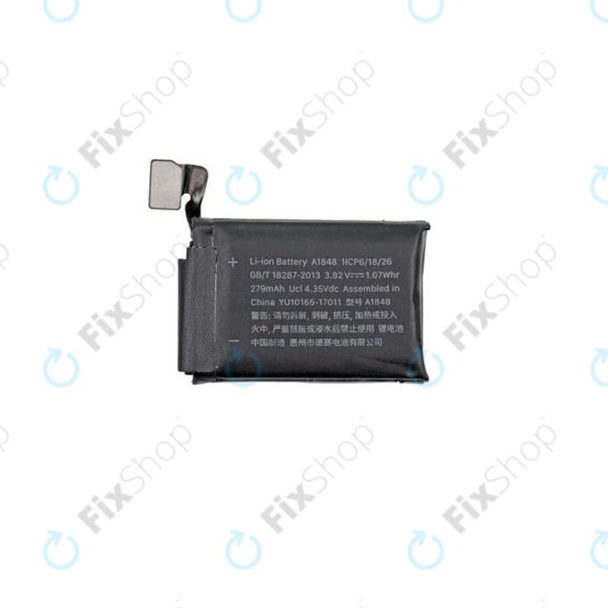 Batteria per Apple Watch 3 38mm, 279mAh, GPS e Cellular Version, Refurbished