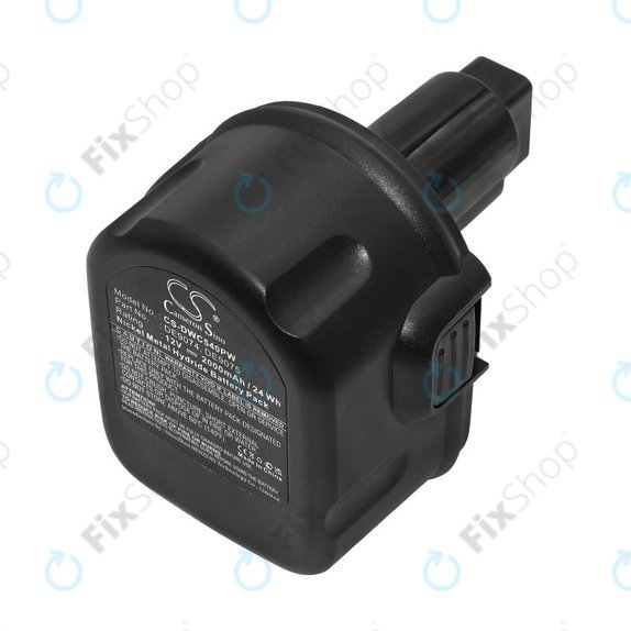 Batteria per DeWalt DC, DW, 2000-series, DE9074, DE9075, 152250-27, 397745-01, 2000mAh, HQ