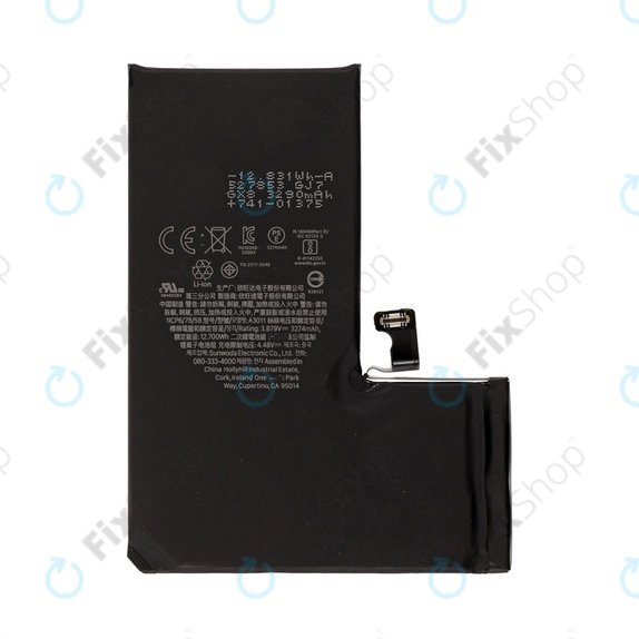 Batteria per iPhone 15 Pro, A3011, 3274mAh, Service Pack
