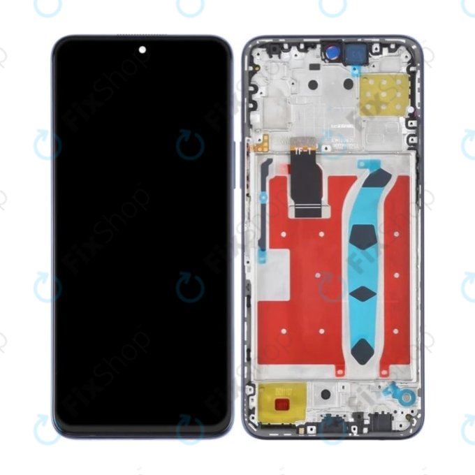 Schermo per Honor X8, Ocean Blue, Vetro touch con cornice
