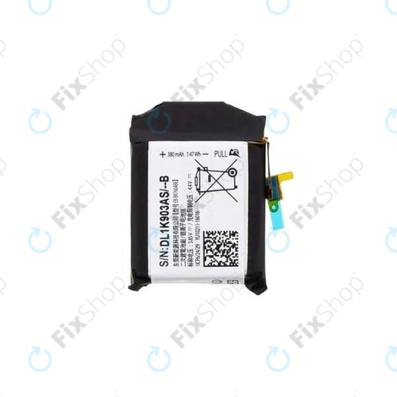 Batteria per Samsung Gear S3 Frontier R760, R765, Classic R770, 380mAh, EB-BR760ABE, GH43-04699A, Genuine Service Pack