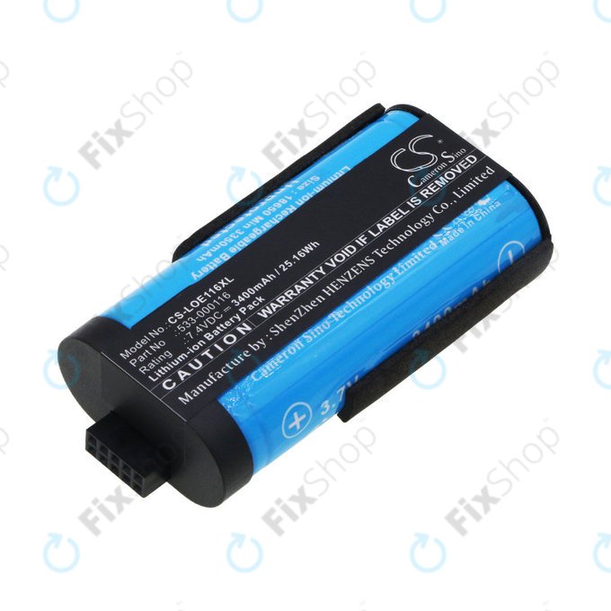Batteria per Logitech UE Megaboom, 533-000116, Li-Ion, 3400mAh, 7.4V, HQ