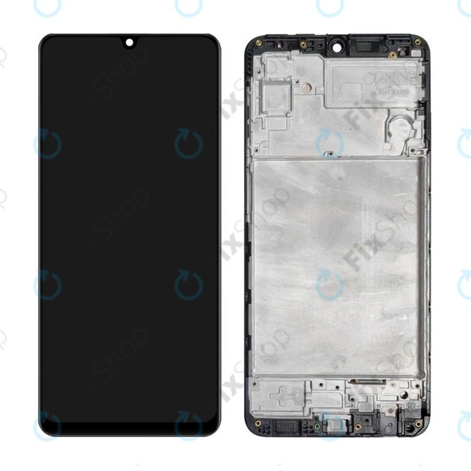 Schermo per Samsung M32 M325F, Vetro touch con cornice