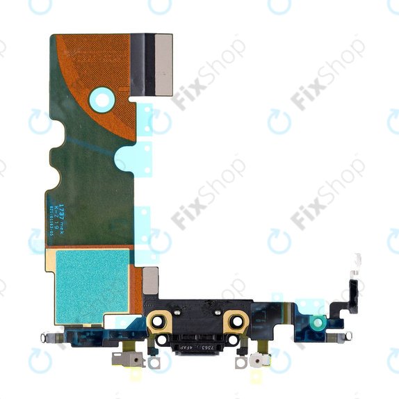 Connettore di ricarica con Cavo flex per iPhone 8, Black