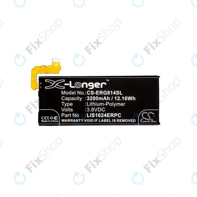 Batteria per Sony Maple Ds, Xperia XZ Premium, 3200mAh, Li-Pol, 3.8 V, LIP1642ERPC, HQ