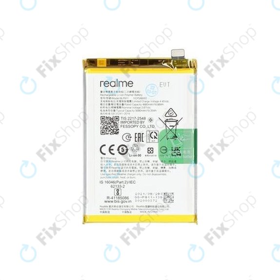 Batteria per Realme 9i, 9 Pro, BLP911, 4200013, 5000mAh, Genuine Service Pack