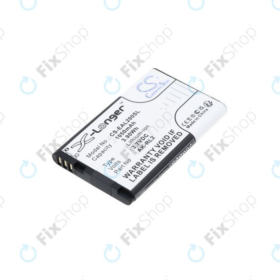 Batteria per Emporia Essence Plus, Talk comfort, V20, AK-RL2, Li-Ion, 3.7V, 1050mAh, HQ
