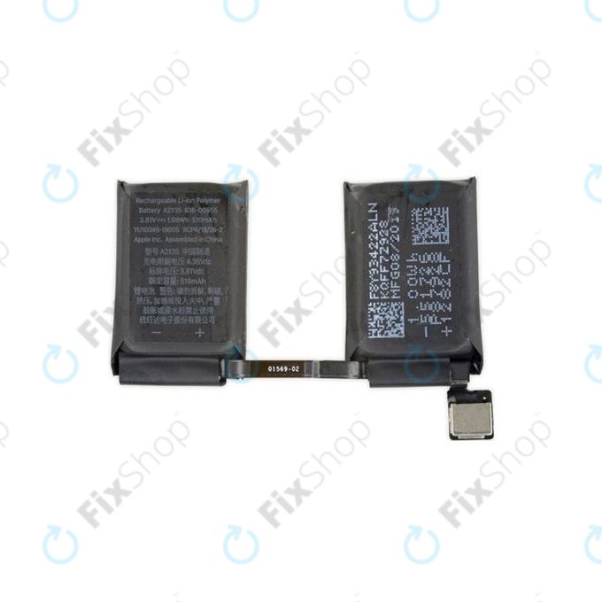 Batteria per custodia di ricarica per AirPods Pro, 519mAh, A2135, A2798