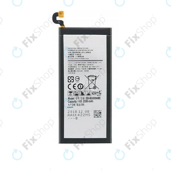 Batteria per Samsung S6 G920F, EB-BG920ABE, 2550mAh