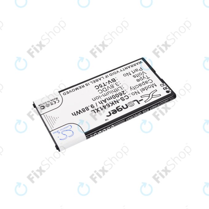 Batteria per Microsoft Lumia 640, 2600mAh, Li-Ion, 3.8 V, BV-T5C, HQ