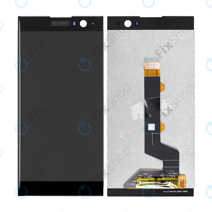 Schermo LCD per Sony Xperia XA2 H4113, Black, Vetro touch senza cornice