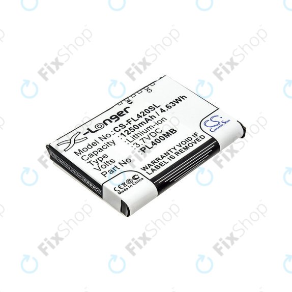 Batteria per Fujitsu Siemens Loox N560, N520, N500, 420, 410, PL400MB, Li-Ion, 1250mAh, 3.7V, HQ