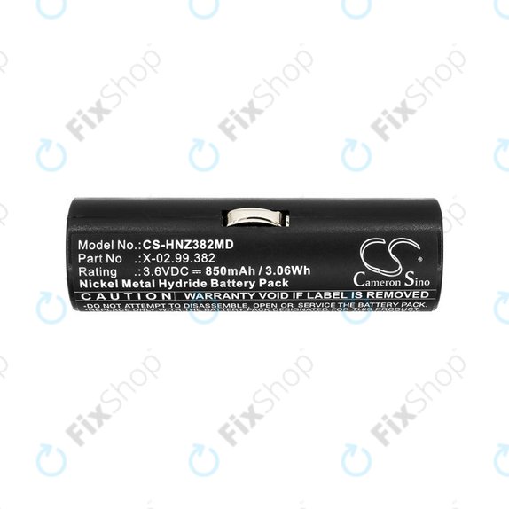 Batteria per Heine Beta Handles, Heine Ophthalmoscope Beta 200, X-02.99.382, BATT/110904-A1, Ni-MH, 850mAh, 3.6V, HQ