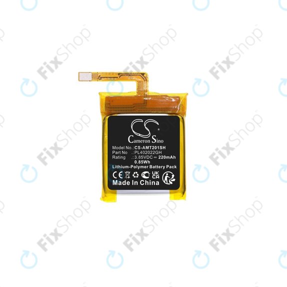 Batteria per Amazfit GTS 2 Mini, PL402022GH, Li-Pol, 220mAh, 3.85V, HQ