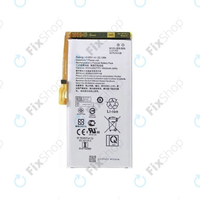 Batteria per Asus ROG Phone 3 ZS661KS, C11P1903, 6000mAh