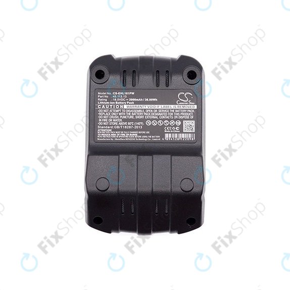 Batteria per Einhell RT-CD 18/1 Li, 45.113.13, Li-Ion, 2000mAh, 18V, HQ