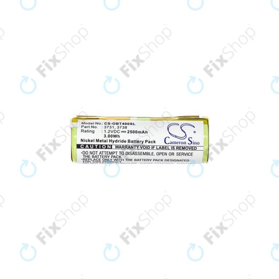 Batteria per Oral-B Professional Care, Triumph, 3731, Ni-MH, 2500mAh, 1.2V, HQ